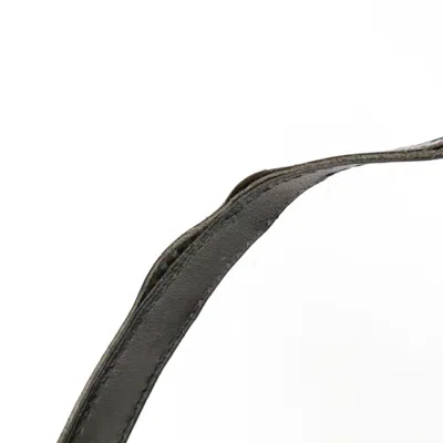 Pre-owned Hermes Bearn Black Box Calf Leather Long Wallet (bi-fold) ()