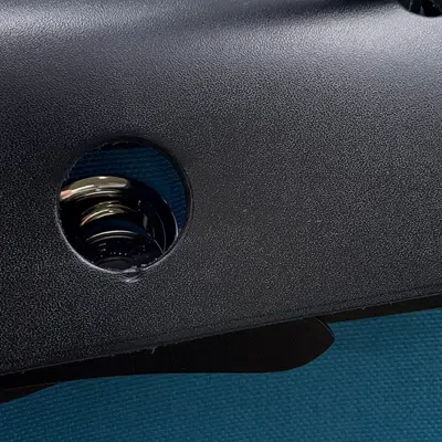 Pre-owned Hermes Black Blue Vache Leather Shoulder Bag () In Multi