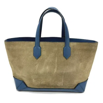 Pre-owned Hermes Blue Agate Epsom Leather Handbag Shoulder Bag Tote Bag ()
