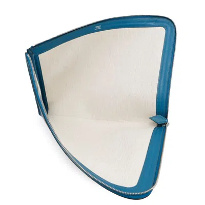 Pre-owned Hermes Blue Clutch Bag ()