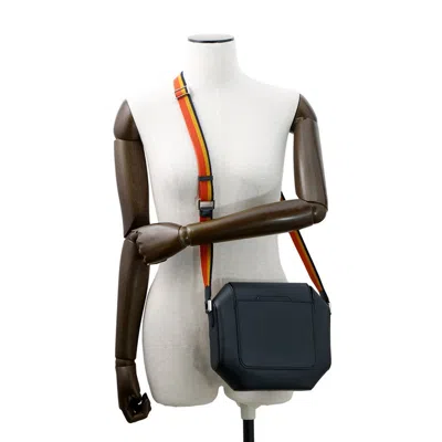 Pre-owned Hermes Blue Indigo Epsom Leather Shoulder Bag ()