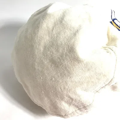 Pre-owned Hermes Blue White Cotton Shoulder Bag () In Multi