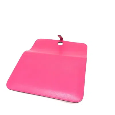 Pre-owned Hermes Dogon Pink Leather Long Wallet (bi-fold) ()