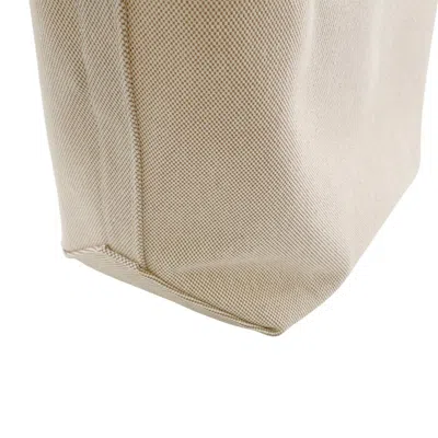 Pre-owned Hermes Ecru Gold Toile H Swift Leather Tote Bag ()