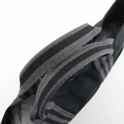 Pre-owned Hermes Fourre Tout Black Cotton Handbag Tote Bag ()