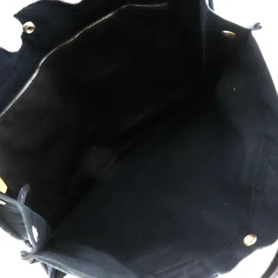 Pre-owned Hermes Fourre Tout Black Cotton Handbag Tote Bag ()
