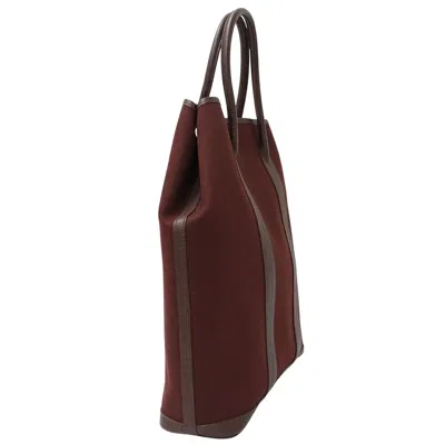 Pre-owned Hermes Garden Brown Toile Officier Tote Bag ()