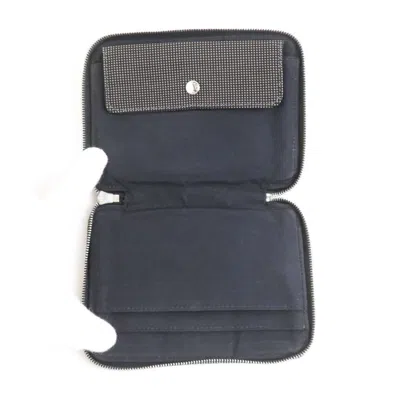 Pre-owned Hermes Gray Nylon Canvas Coin Purse/coin Case ()