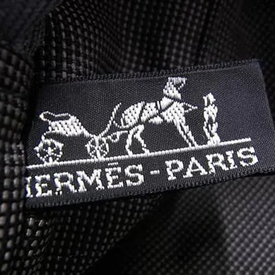 Pre-owned Hermes Her Line Gray Canvas Handbag Tote Bag ()