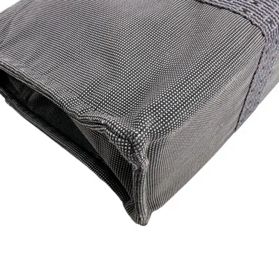 Pre-owned Hermes Her Line Gray Cotton Handbag Tote Bag ()