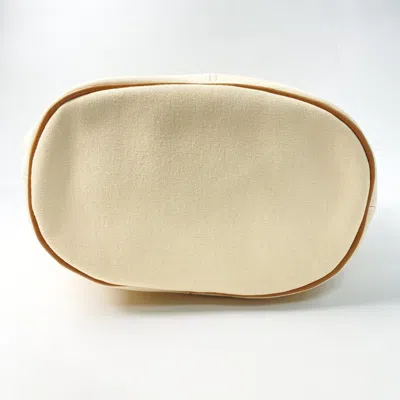 Pre-owned Hermes Ivory Canvas Tote Bag () In White