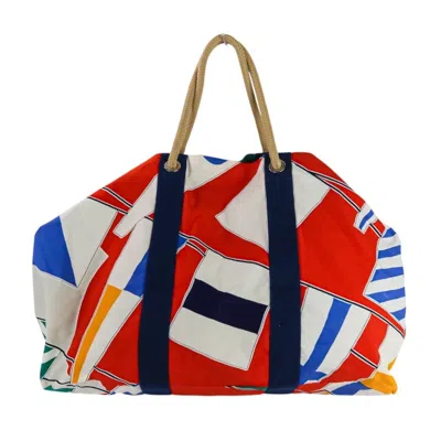 Pre-owned Hermes Kara Multi-color Beach Bag Tote Bag ()