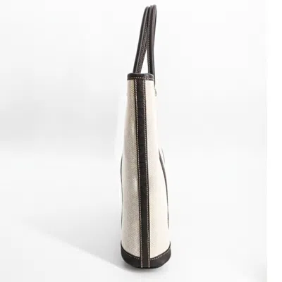 Pre-owned Hermes Marron Leather Toile H Handbag Shoulder Bag Tote Bag () In Brown