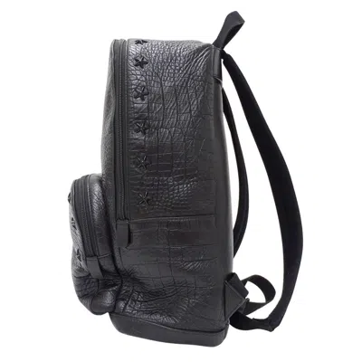 Pre-owned Jimmy Choo Black Leather Backpack ()