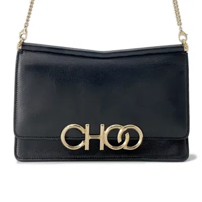 Pre-owned Jimmy Choo Black Leather Shoulder Bag ()