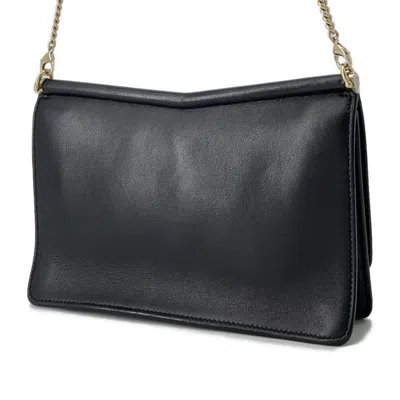 Pre-owned Jimmy Choo Black Leather Shoulder Bag ()