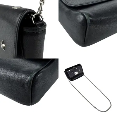 Pre-owned Jimmy Choo Black Leather Shoulder Bag ()