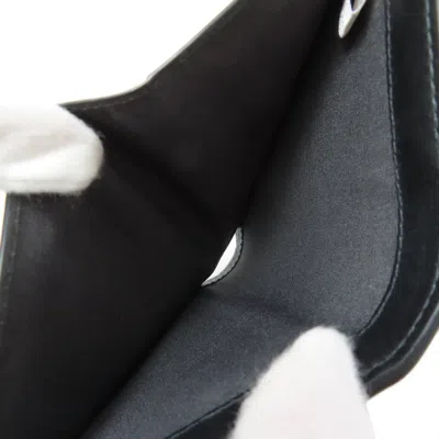 Pre-owned Jimmy Choo Black Leather Wallet (bi-fold) ()