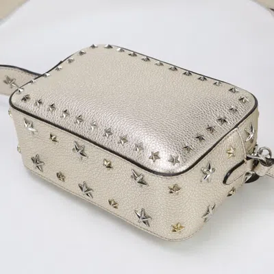 Pre-owned Jimmy Choo Gold Silver Leather Shoulder Bag () In Multi
