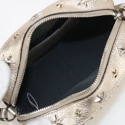 Pre-owned Jimmy Choo Gold Silver Leather Shoulder Bag () In Multi