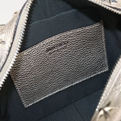 Pre-owned Jimmy Choo Gold Silver Leather Shoulder Bag () In Multi