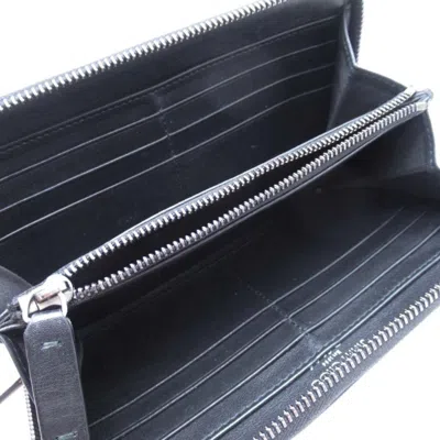 Pre-owned Jimmy Choo Metallic Silver Long Wallet (bi-fold) ()