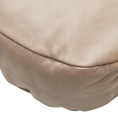 Pre-owned Jimmy Choo Pink Beige Leather Handbag Shoulder Bag ()