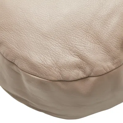 Pre-owned Jimmy Choo Pink Beige Leather Handbag Shoulder Bag ()