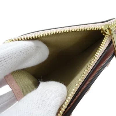 Pre-owned Jimmy Choo Pink Leather Wallet (bi-fold) ()