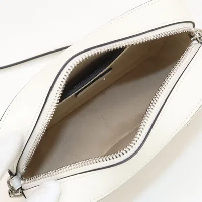 Pre-owned Jimmy Choo White Leather Shoulder Bag ()