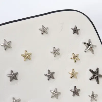 Pre-owned Jimmy Choo White Leather Shoulder Bag ()