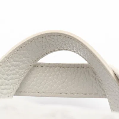 Pre-owned Jimmy Choo White Leather Tote Bag ()