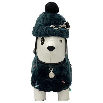 Pre-owned Kate Spade Green White Leather Wool Shoulder Bag () In Multi