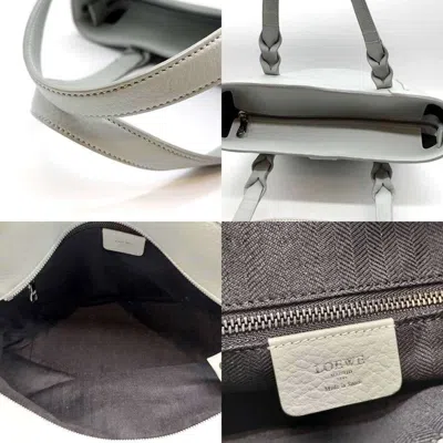 Pre-owned Loewe Baby Blue Leather Handbag Tote Bag ()