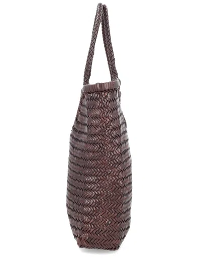 Dragon Diffusion "ns Diagonal Triple Jump" Bag In Brown