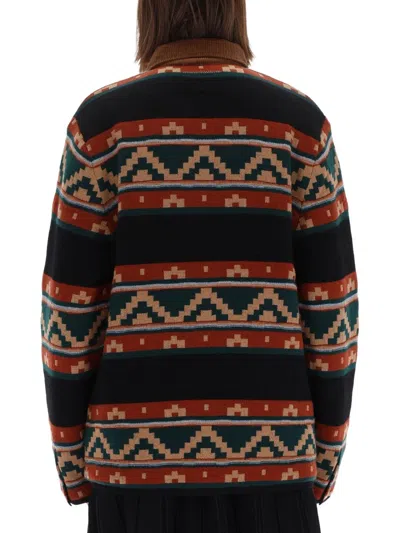 Guest In Residence Western Industry Quilted Wool And Cashmere-blend Jacket In Black