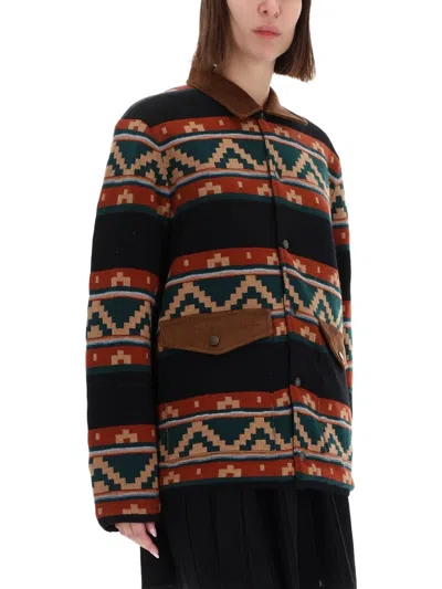 Guest In Residence Western Industry Quilted Wool And Cashmere-blend Jacket In Black