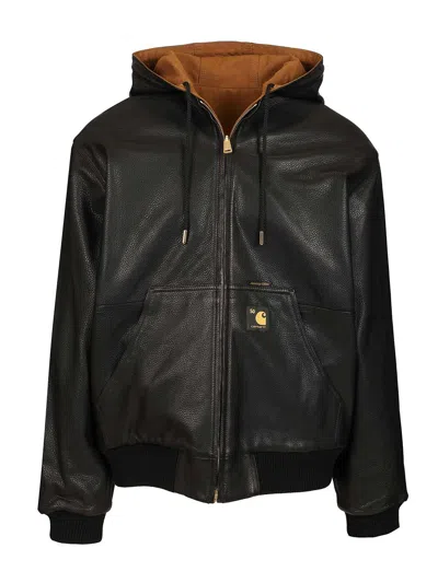 Carhartt Og Active 50years Anniversary Organic Cotton Jacket In Black