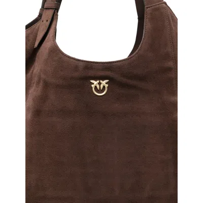 Pinko Extra Tote Bag In Brown