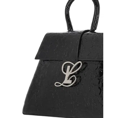 Luar Logo Embossed Tote Bag In Black