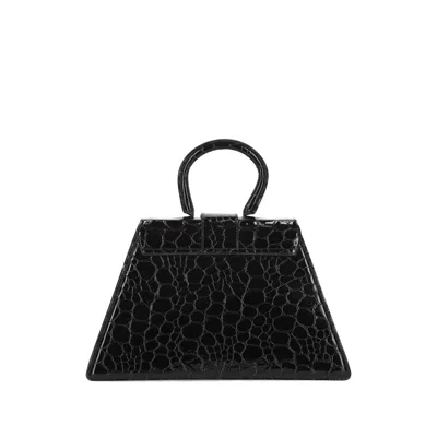 Luar Logo Embossed Tote Bag In Black