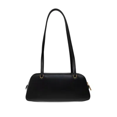 Kate Spade New York Grace Fine Grain Leather Shoulder Bag In Black