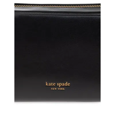 Kate Spade New York Grace Fine Grain Leather Shoulder Bag In Black