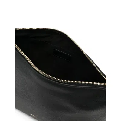 Apc A.p.c. Vera Grained Leather Shoulder Bag In Black