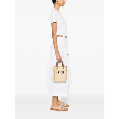 Anya Hindmarch Hugo Boss Polo Shirt Grey With Contrasting Logo In Brown