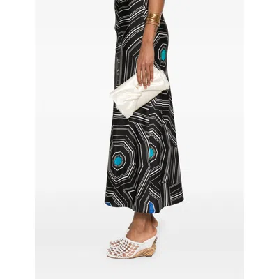 Anya Hindmarch Bow Clutch Bag In White