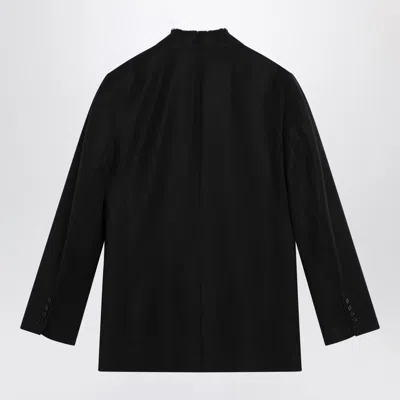 Totême Black Wool Jacket In Black