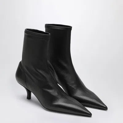 Totême Toteme Woman Ankle Boots Black Size 5 Leather