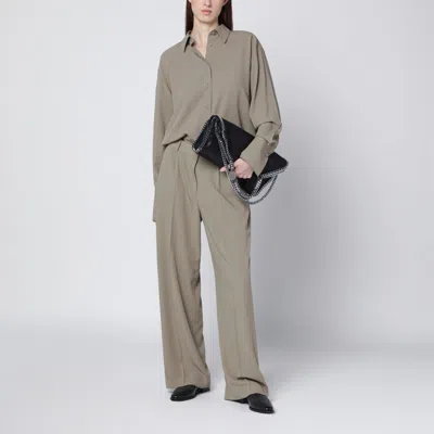 Stella Mccartney Falabella Fold Over Bag Black In Black