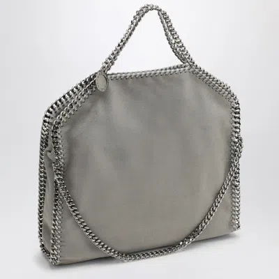 Stella Mccartney Light Grey Falabella Fold Over Tote Bag Women In Gray